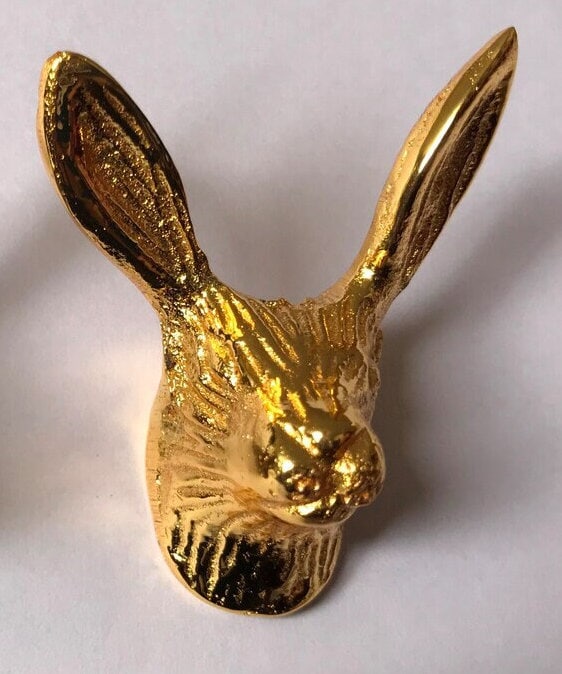 Brass Animal Cabinet Knobs – Decorative Drawer Pulls (Set of 4)