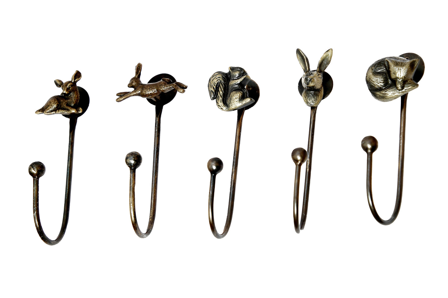 Animal Wall Hooks, Decorative Wall Hook for Kids Room (set of 2)